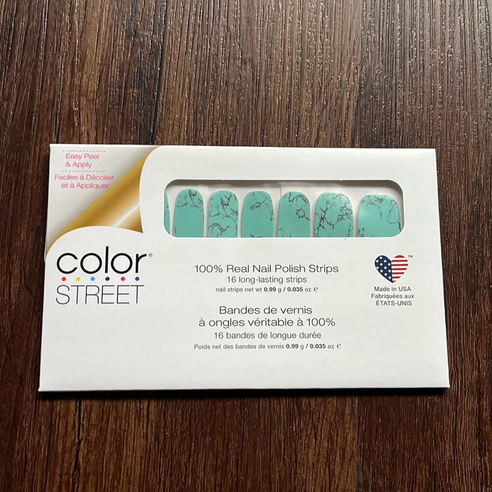 Color Street. NWT. Mojave turquoise.